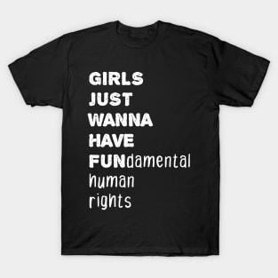 Girls Power Emancipation Women Rights Woman Strong Feminist T-Shirt